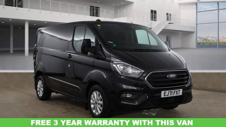 2021 Ford Transit Custom L1 H1 Limited Tdci 130 ps Automatic SWB FREE 3 YEAR WARRANTY COVER ON TH...