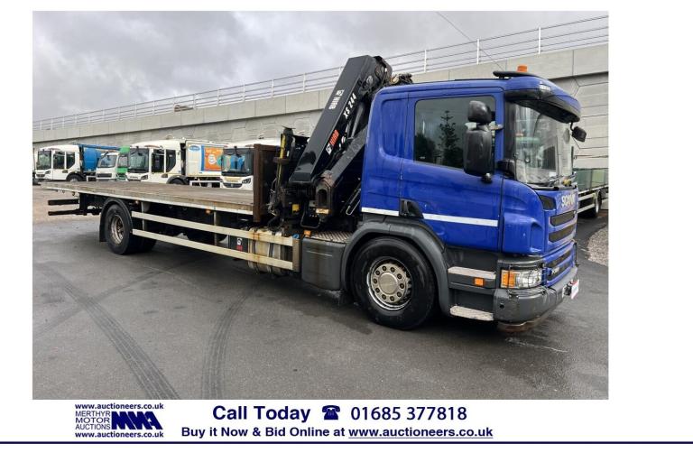 2016 Scania P-SRS D-CLASS P320 4X2 18 TON FLATBED C/W HIAB XS 244 CRANE. NA Diesel Manual
