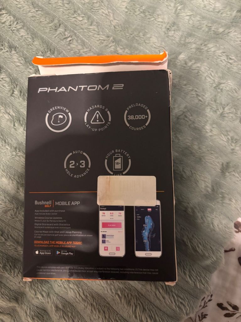 Bushnell Phantom 2 Golf GPS Rangefinder – As Good As New