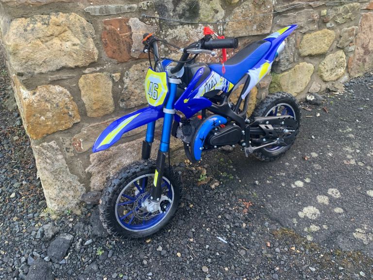2 49cc 2 stroke kids dirt bike