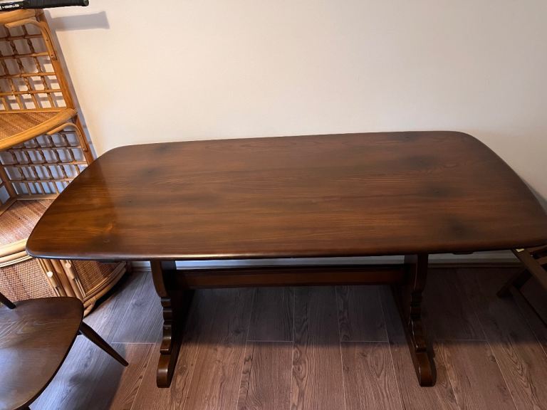 Ercol 6 seater Refectory Dining table 