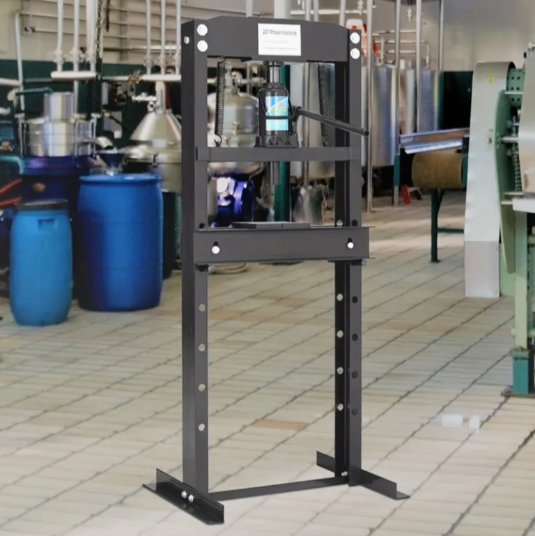 Black 20 Ton Car Repair Tool Set Hydraulic Bench Press Machine 20 Tonne 