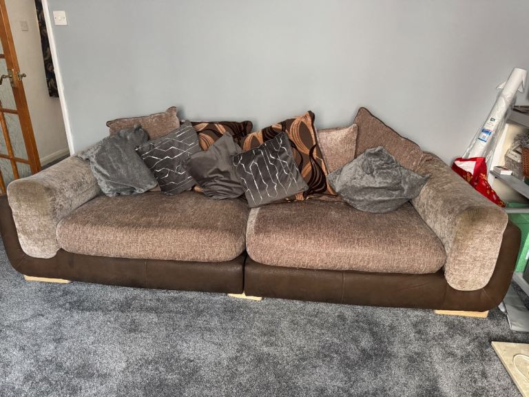 Large brown sofa FREE