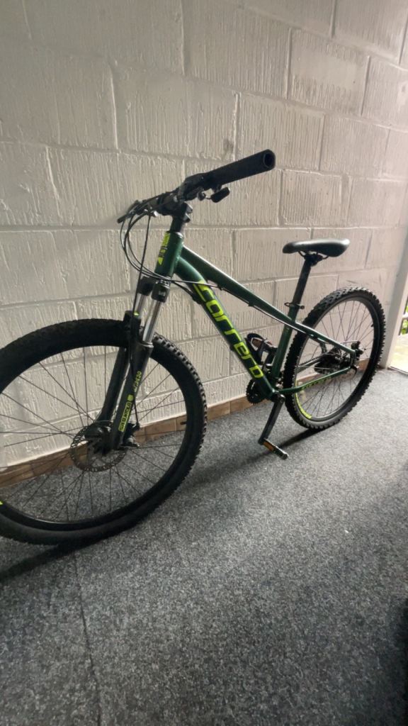 Carrera Mountain Bike – Green, Good Condition