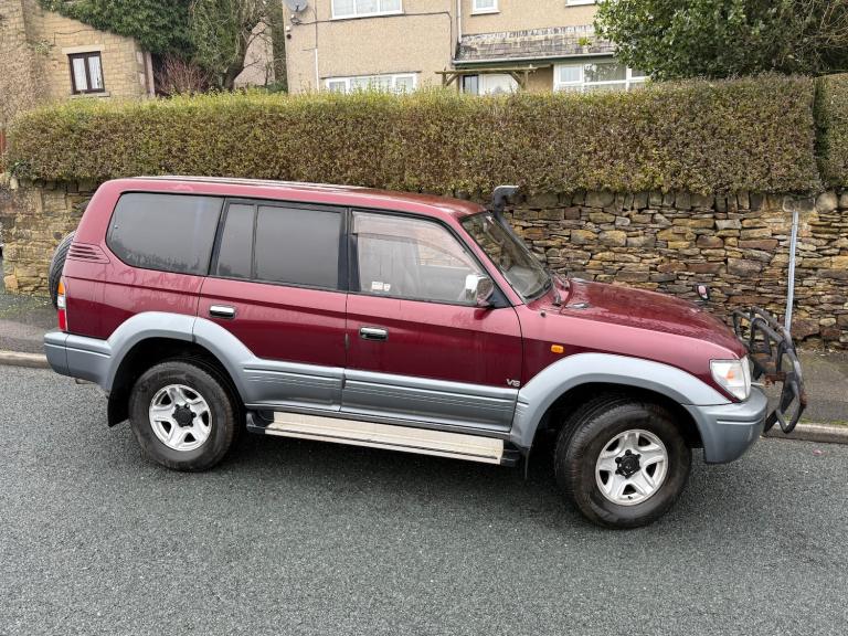 2004 Toyota Land Cruiser PRADO 3.0TX TD AUTO LWB 4X4 RED  Diesel Automatic