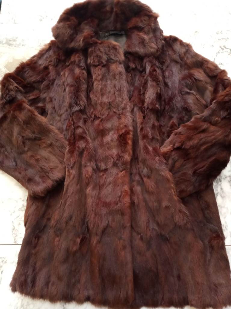 Ladies real fur jacket 