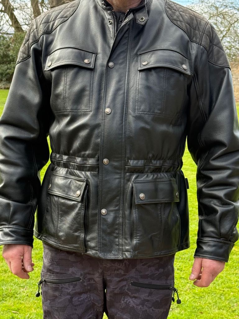 Hein Gericke Speedware Leather Motorcycle Touring Jacket
