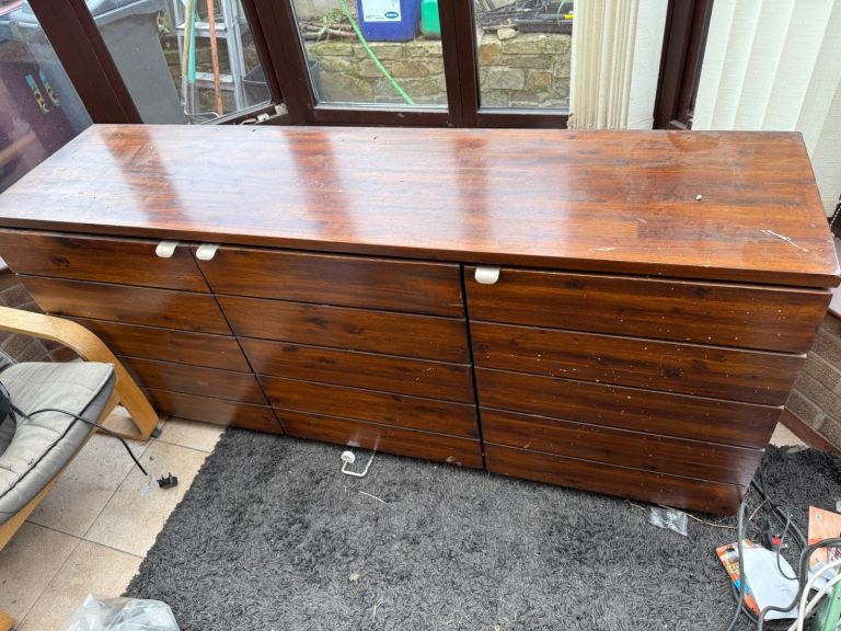 image for Solid oak sideboard