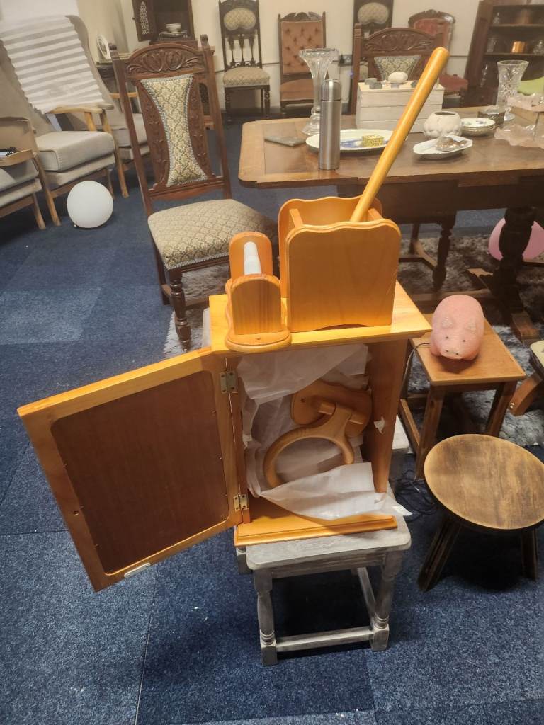 Bathroom Cabinet with Mirror & Accessories Set 