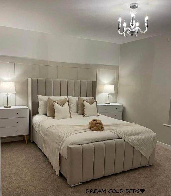 Super Luxury & Comfy Royal Wing Double & King Size bed frame with optional Mattress = Free Delivery