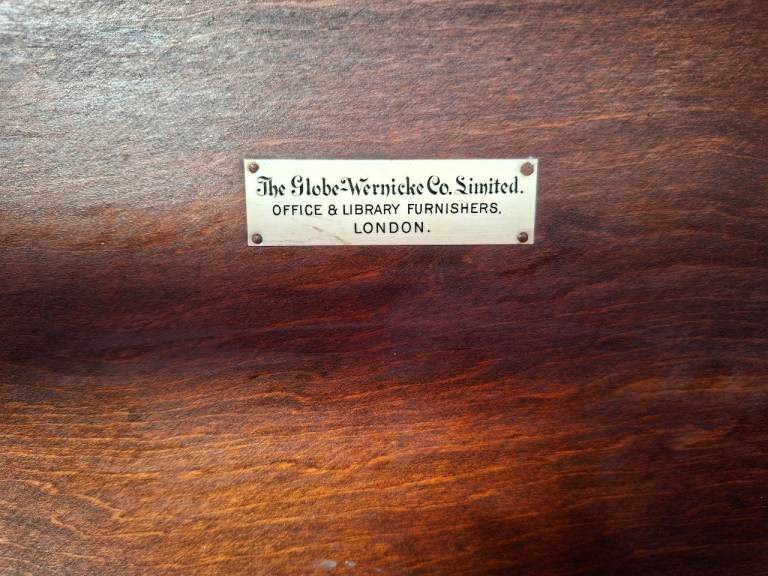 Antique Globe Wernicke barrister bookcase