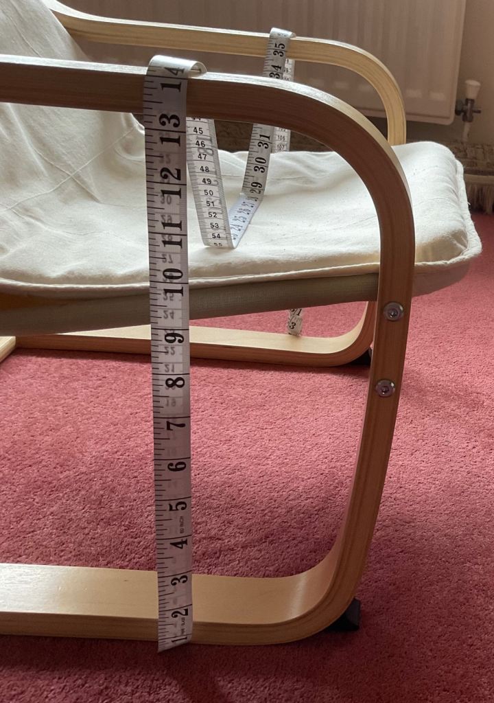 Child’s chair in perfect condition washable covers excellent condition can deliver 