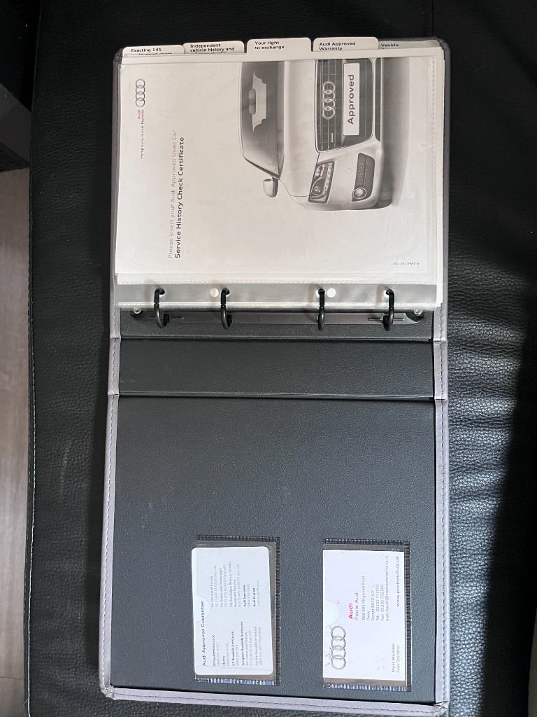 GENUINE AUDI SERVICE PACK WITH LEATHER BINDER 