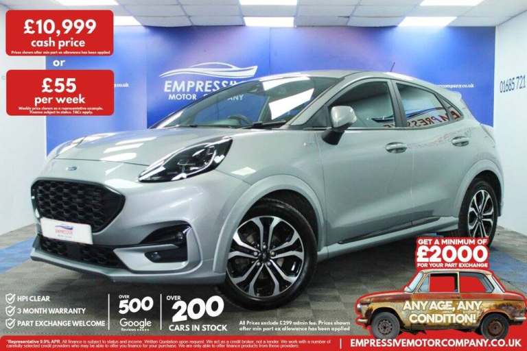 2020 70 FORD PUMA 1.0T ECOBOOST MHEV ST-LINE SUV 5DR PETROL MANUAL EURO 6 (S/S)
