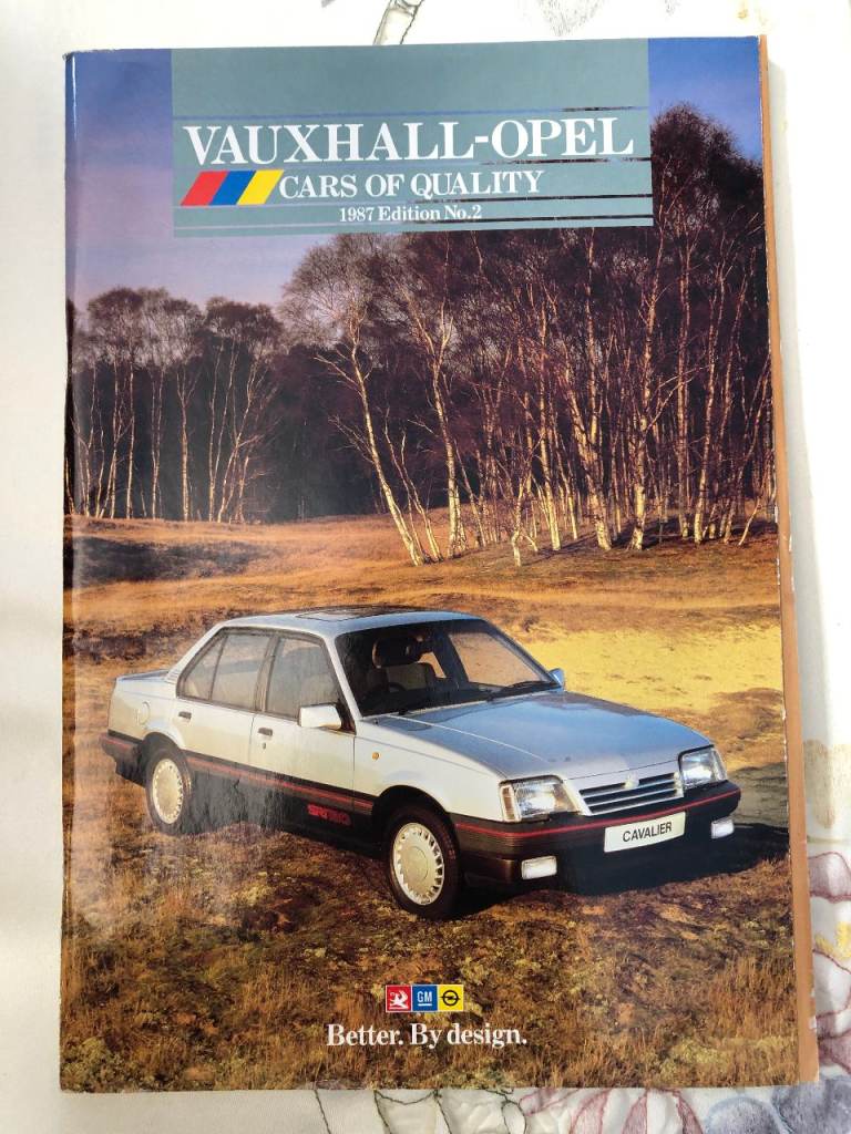 Vauxhall -  Opel 1987 Brochure  NEW