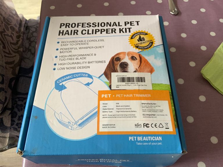 Pet Hair Clipper Kit