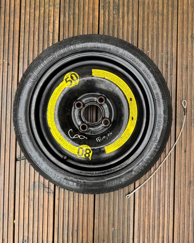 Spare tyre - Ford Fiesta 2008-2016