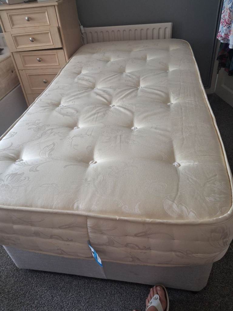 Twin single beds with divan VGC (or sold separately)