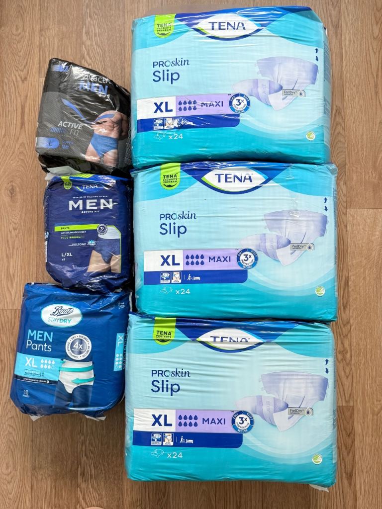 Men’s incontinence pants – bulk bundle XL