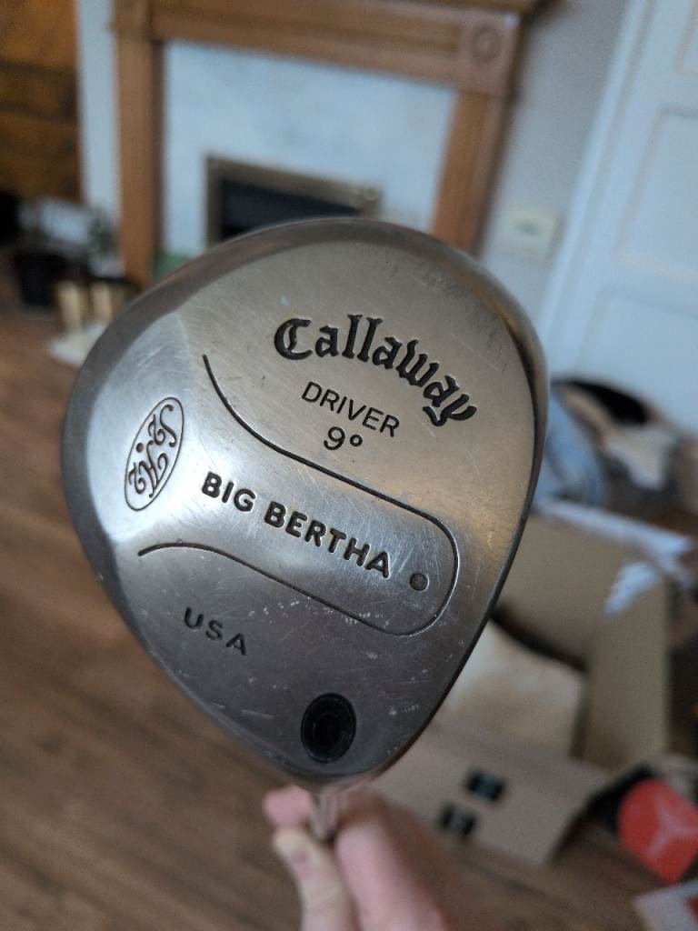 Callaway Big Bertha Driver – 9° – USA Made – Original Graphite Shaft & Headcover