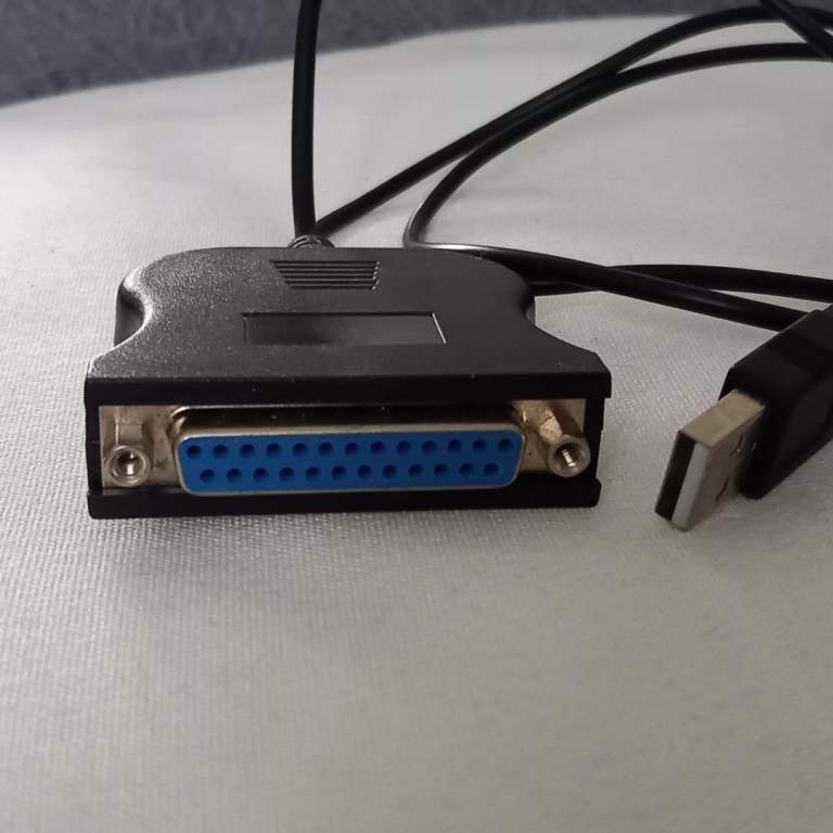 25 Pin Printer Adapter Cable Female USB 2.0 to IEEE 1284 DB25 for Parallel Printer Support Windows