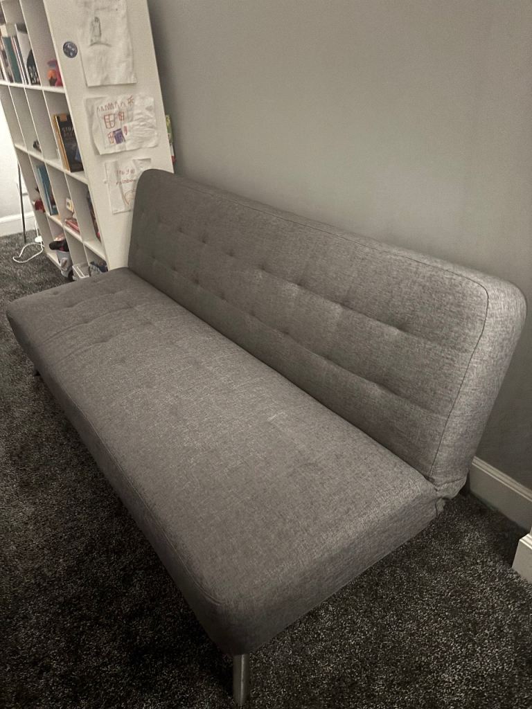 Couch and fold out bed. 