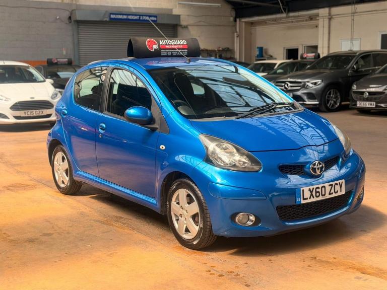 2010 Toyota AYGO 1.0 VVT-i Blue 5dr MMT HATCHBACK PETROL Automatic
