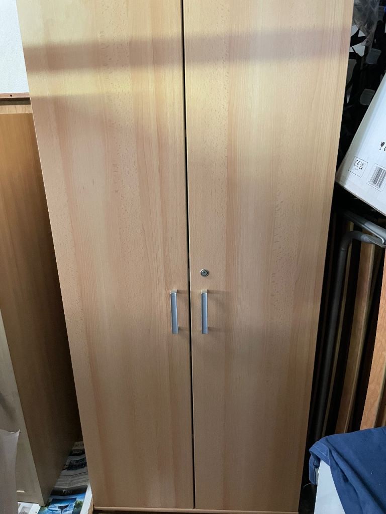 Tall wooden cabinet