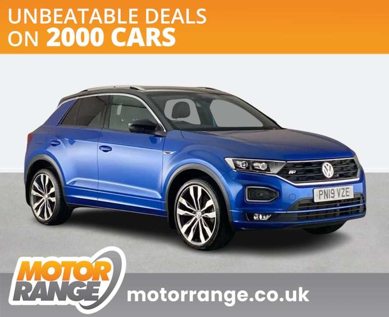 2019 Volkswagen T-Roc 1.5 TSI EVO R-Line 5dr DSG Crossover/SUV PETROL Automatic