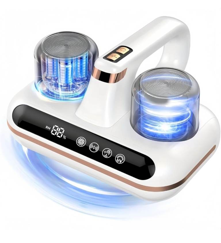 Vxoyo Cordless Mattress Vacuum Cleaner UV Light Bed Mite Remover Handheld 4-in-1
