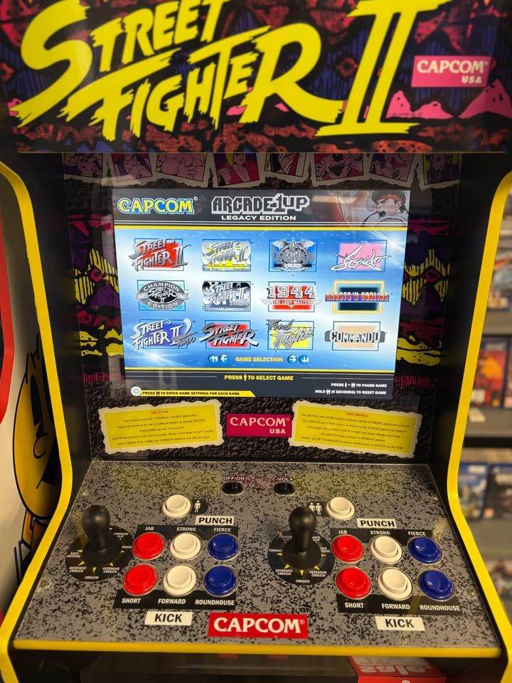 Arcade1up Street Fighter 2 arcade machine