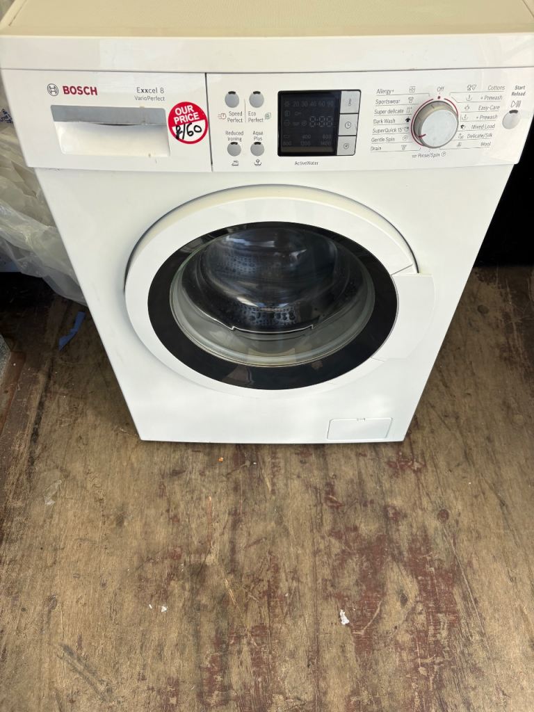 Bosch 8kg Washing Machine £140 – White, Good Condition