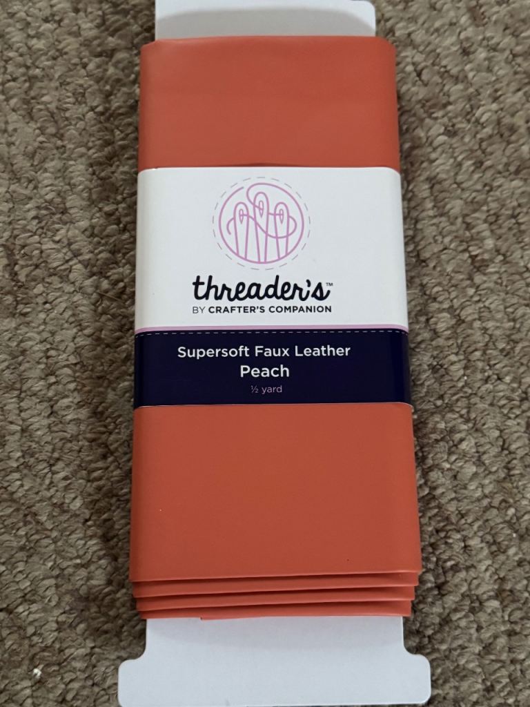 Crafters Companion Threader's Supersoft Faux Leather - Peach, 