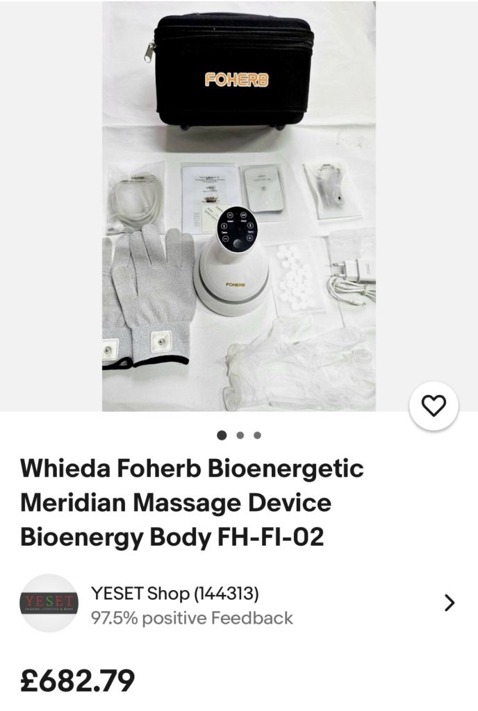 Bio energetic massage device body & face 