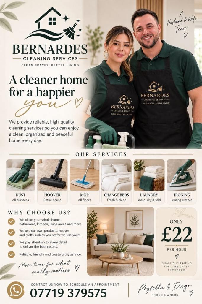 Professional Domestic Cleaning & Home Care – Surrey | £22/hour