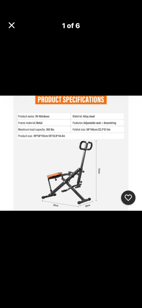 Exercise squat bike