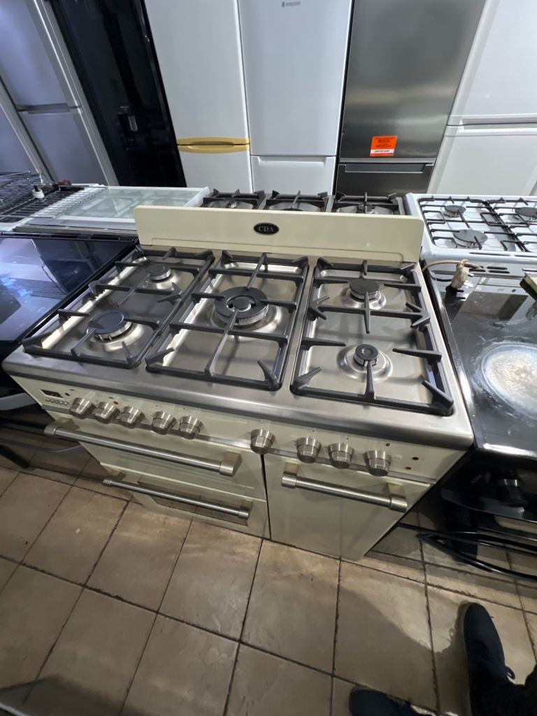 CDA Gas Range Cooker Dual Fuel 90cm