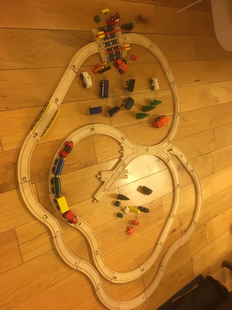 Brio train set - lots of track plus ELC - Thomas etc