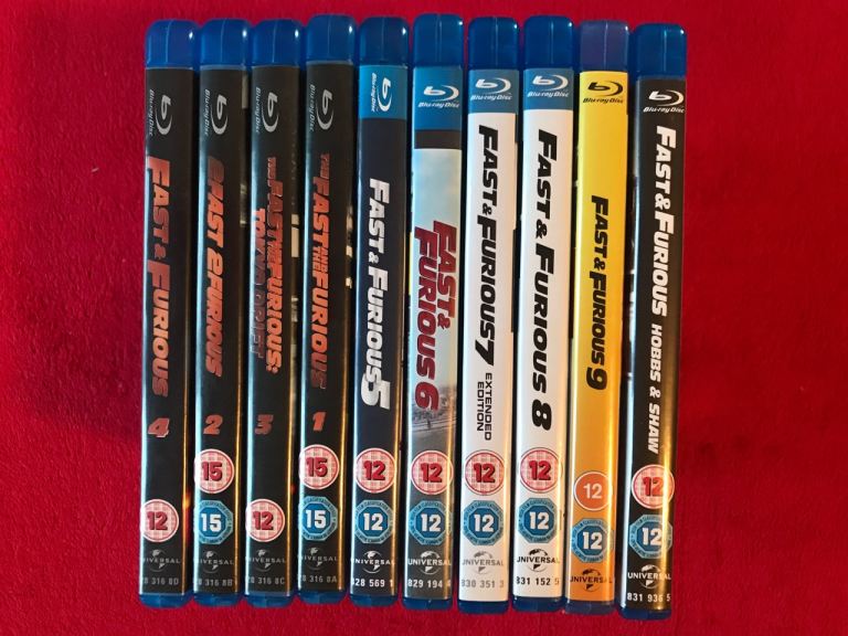 Fast & Furious Blu-ray Collection - Hobbs & Shaw Included