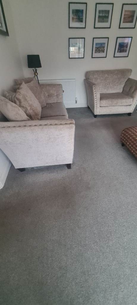 Sofa and cuddle chair 