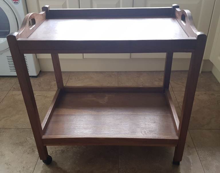 Vintage Wooden Tea Trolley
