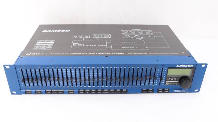 Samson DE-2500 Dual 31 Band Graphic EQ / Feedback Management System.