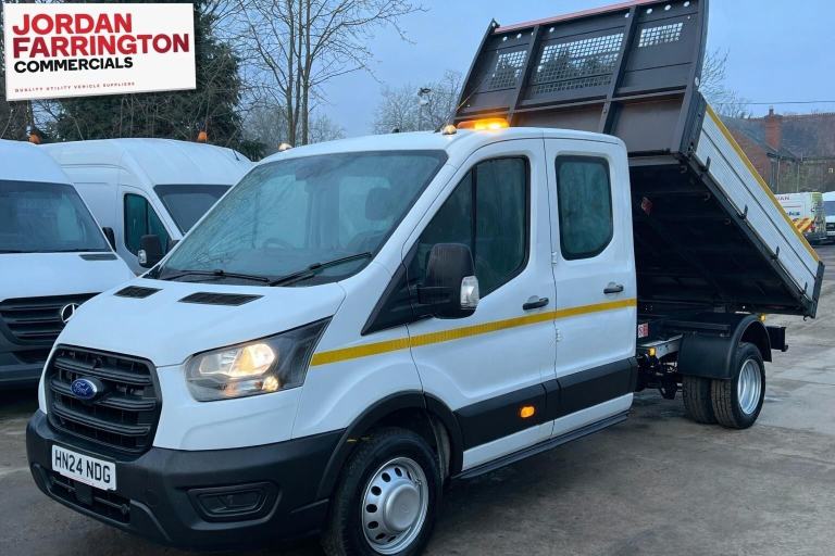 2024 FORD TRANSIT ALLOY ONE-STOP BODY RWD CREW CAB TIPPER UTILITY SPEC *AIR-CON*