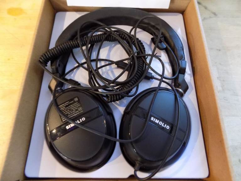 SIMOLIO SM-906 TV Headphones/Hearing Assistant Headset NEW & BOXED 