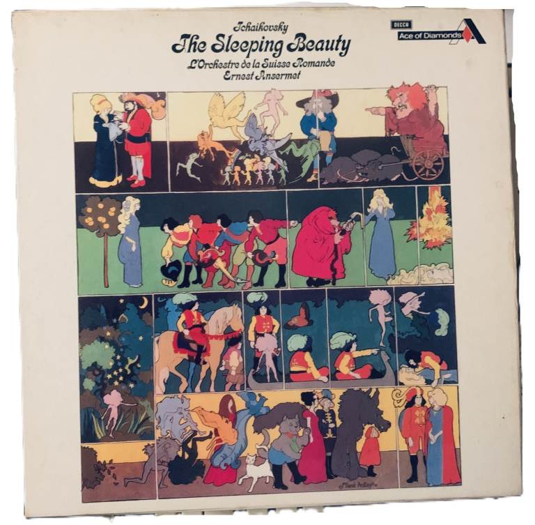 1971 3-LP vinyl box set of Pyotr Ilyich Tchaikovsky's ballet, "The Sleeping Beauty"