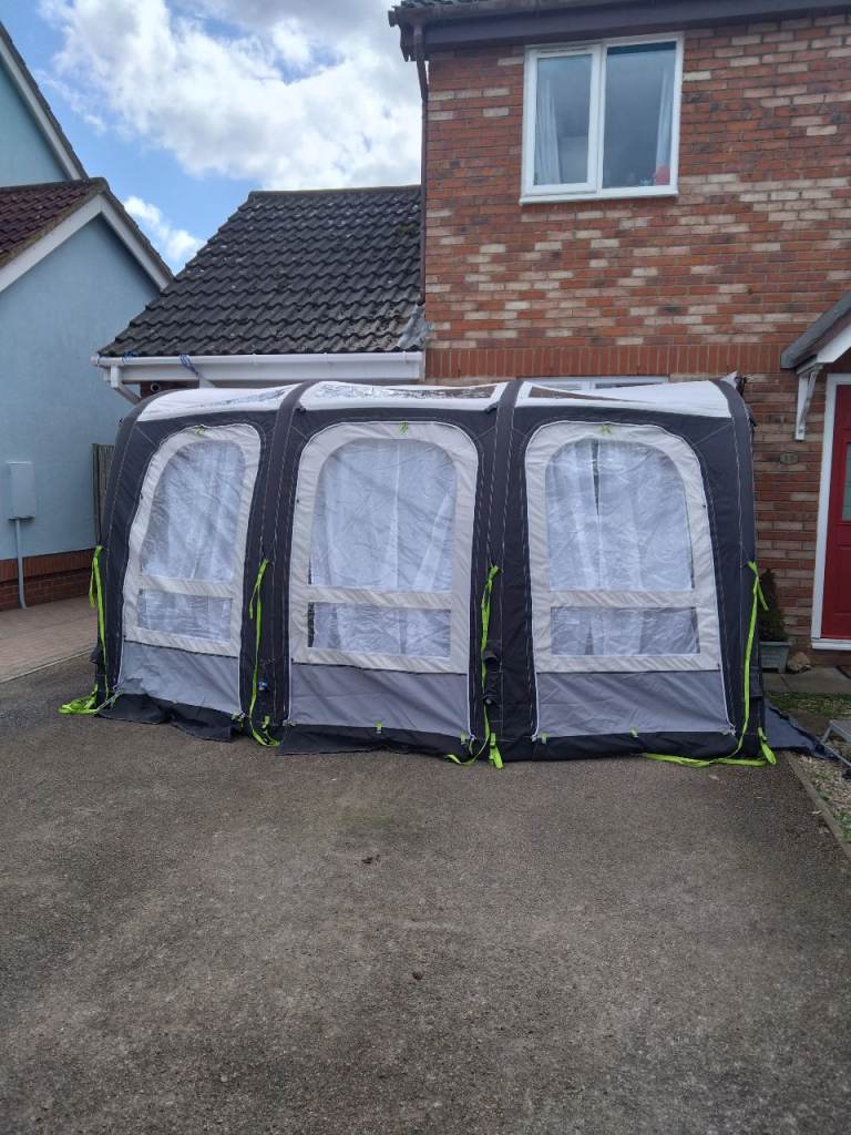 Caravan Awning inflatable kampa air ace 400 +2 side awnings and floor