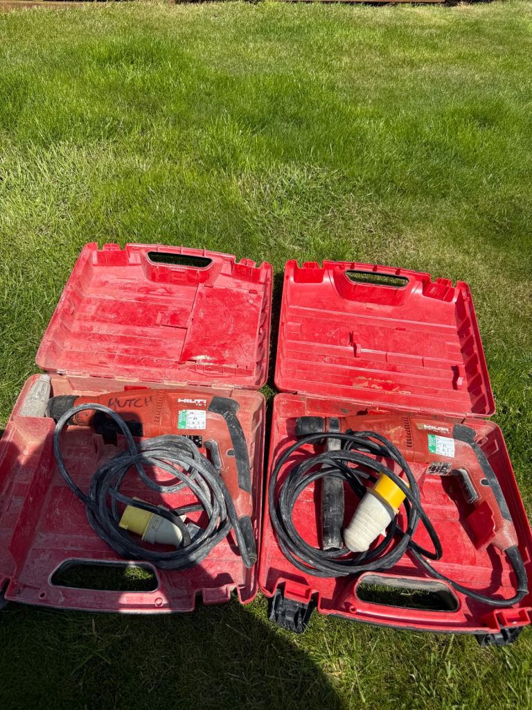 Hilti 110v drills 