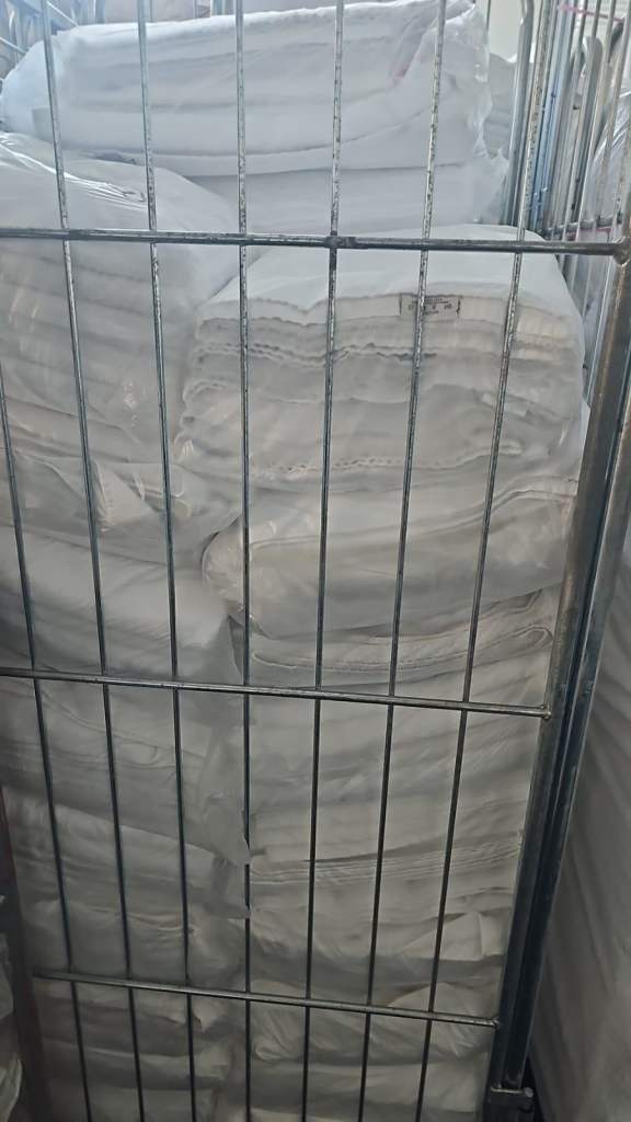 White Hotel Bath Sheets – Used Commercial Laundry Stock – Excellent Value – Bulk Lots