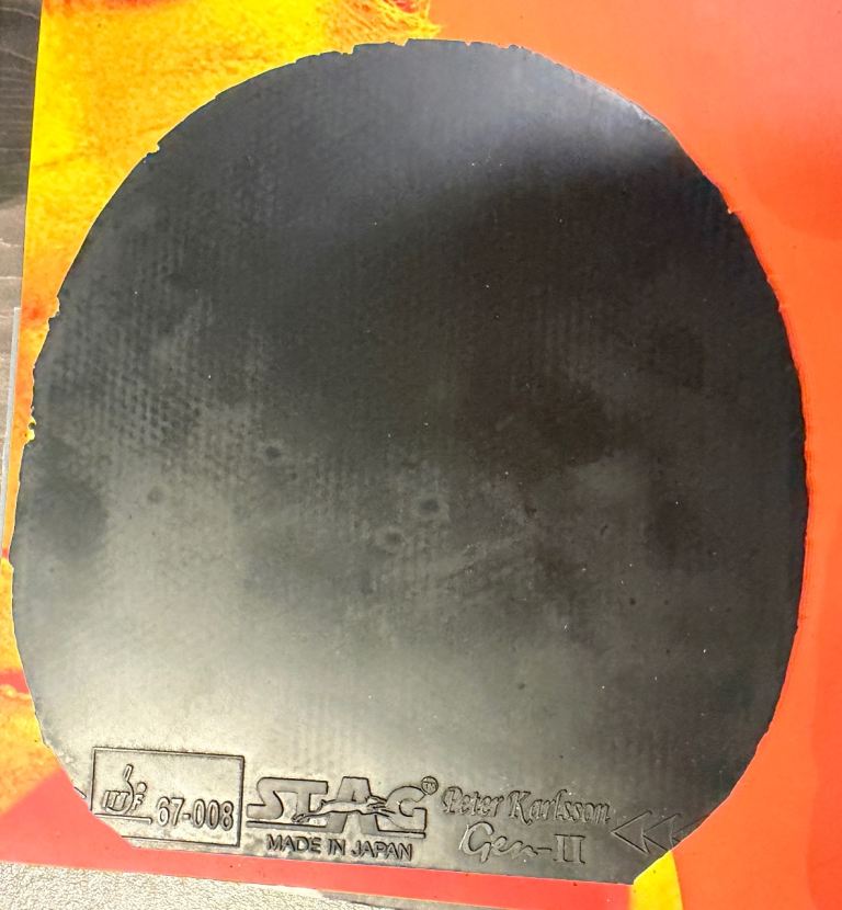 STAG Peter Karlsson Gen. II Table Tennis Rubber(s) Black Max. Soft Sponge