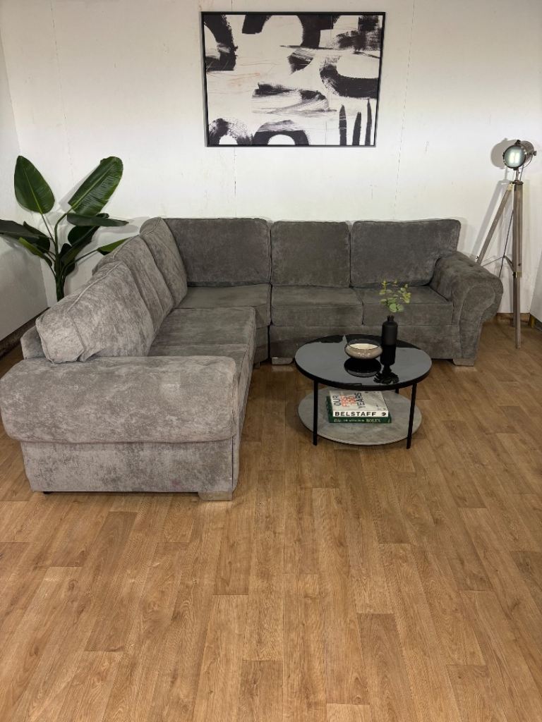 Large Grey Verona Corner Sofa FREE DELIVERY AVAILABLE! £300
